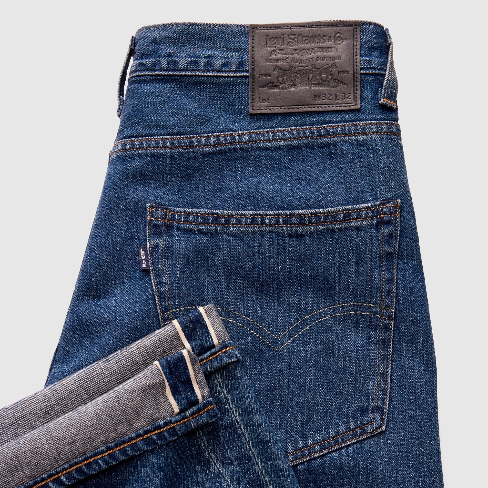 Levi's® Blue Tab™ Men's Marker Selvedge Loose Jeans - Image 3