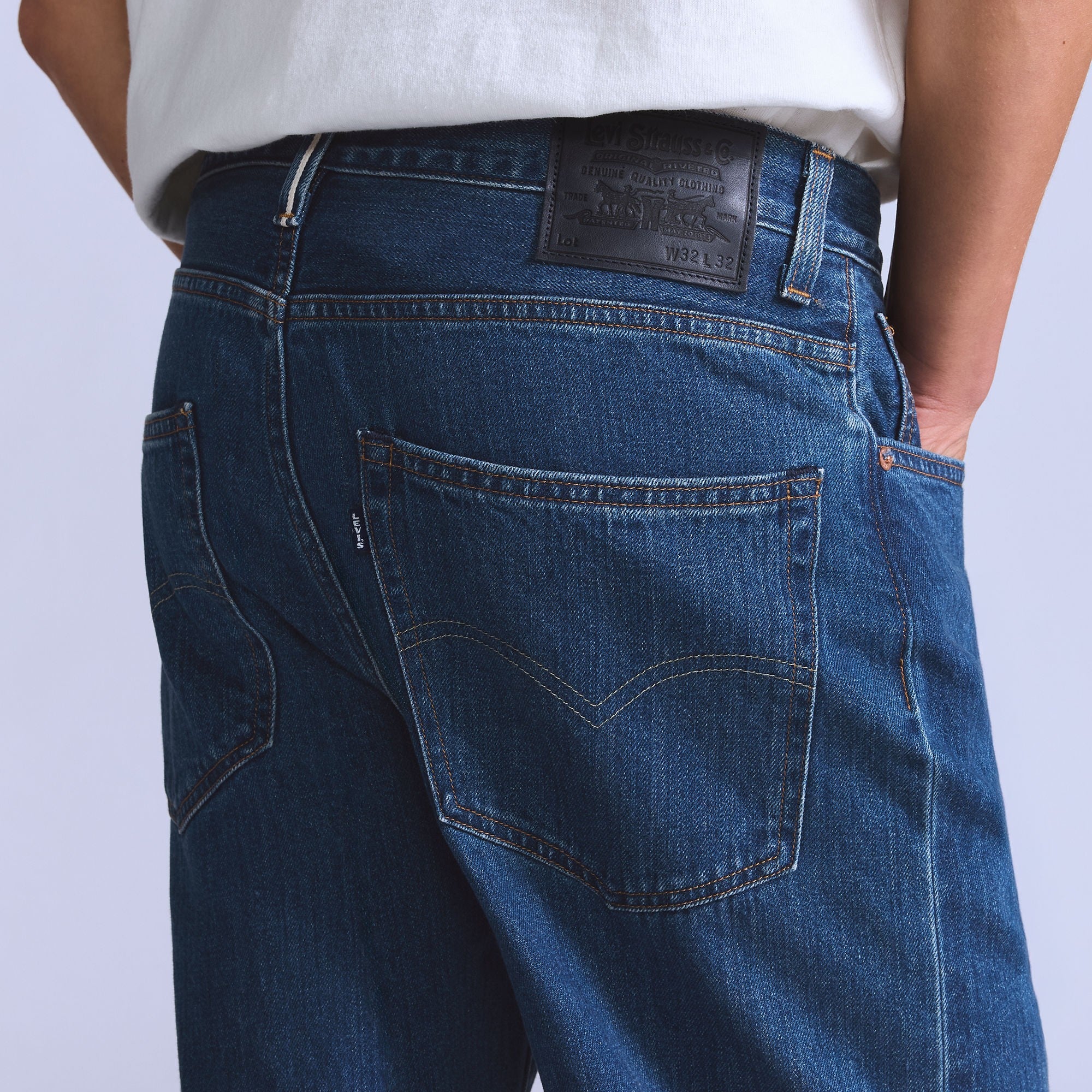Levi's® Blue Tab™ Men's Marker Selvedge Loose Jeans - Image 7
