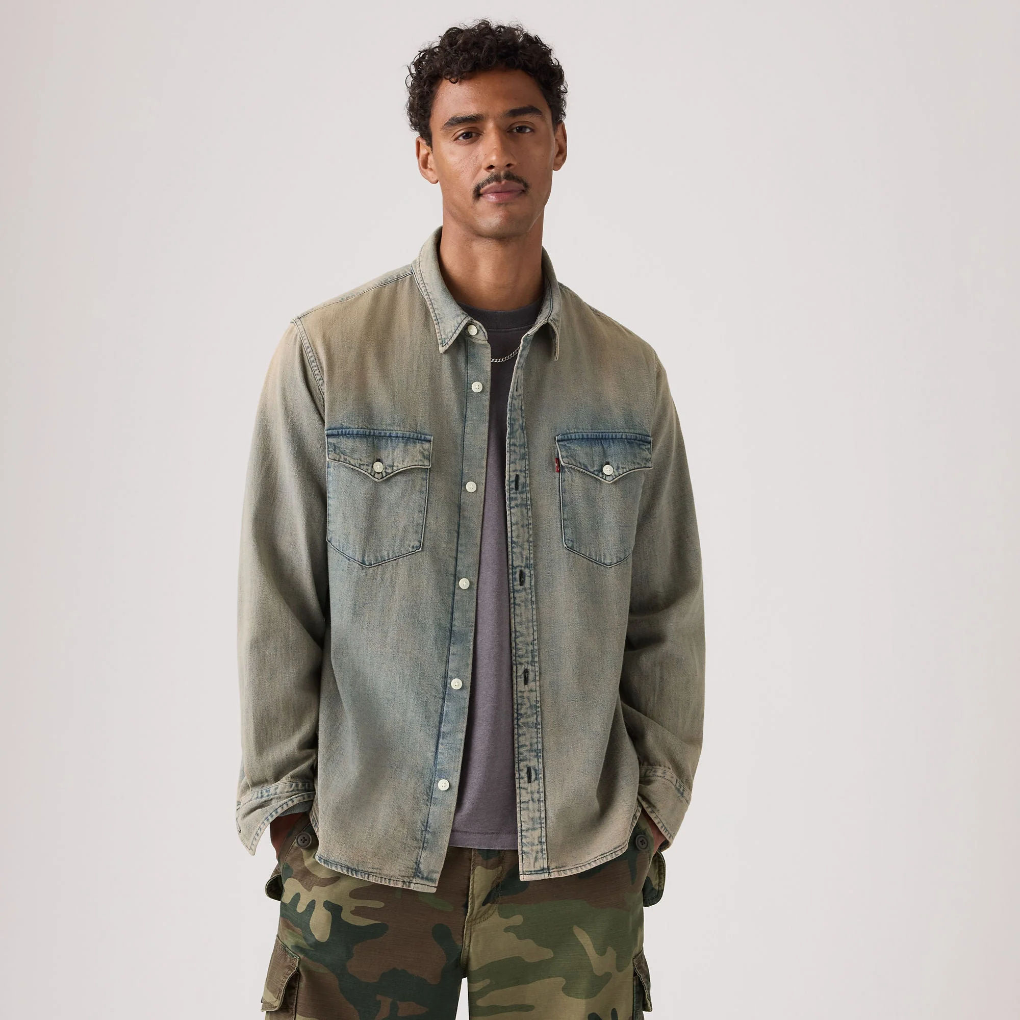 Levi's® Men's Relaxed Fit Western Shirt - Image 3