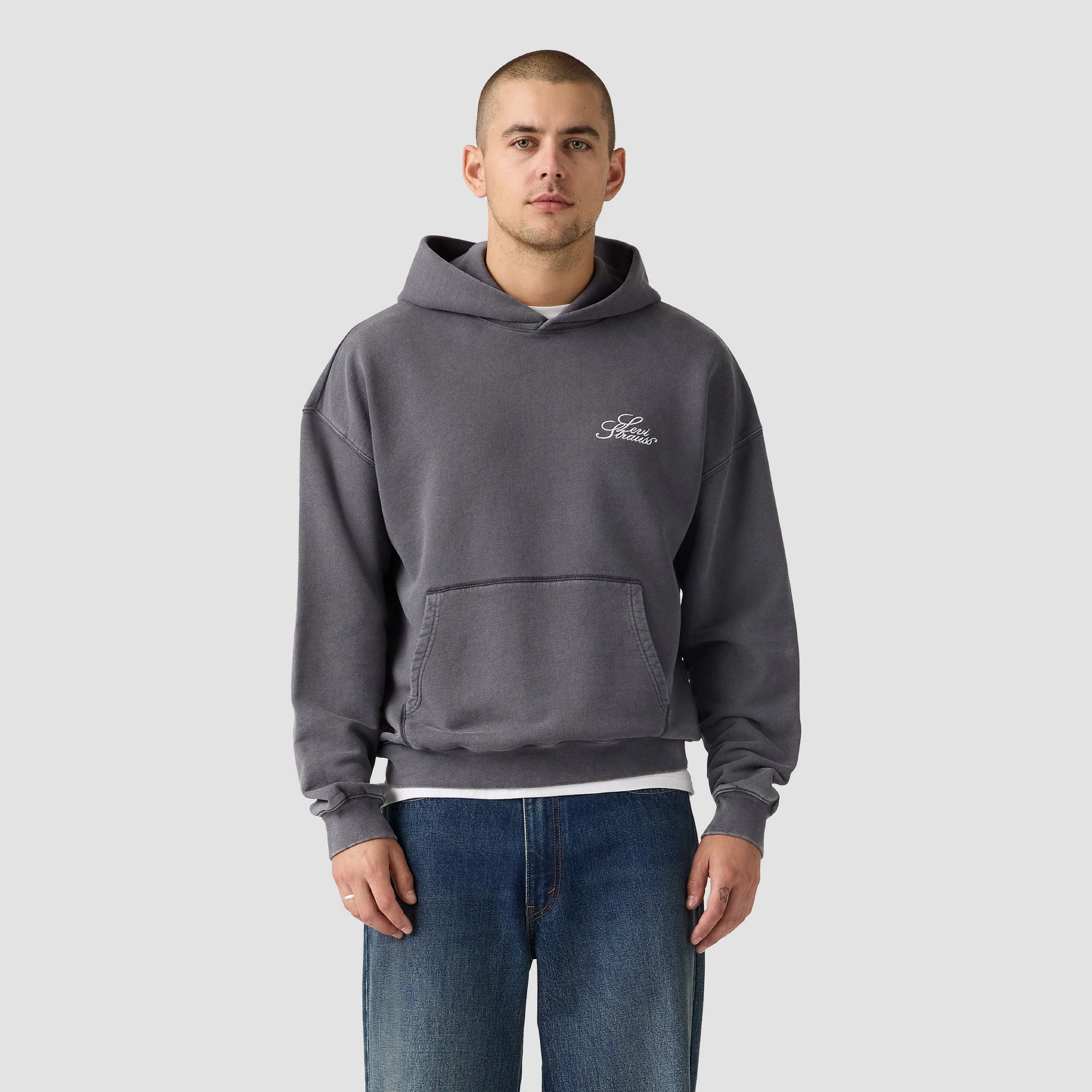 Levi's® Men's Two Horse Cropped Hoodie