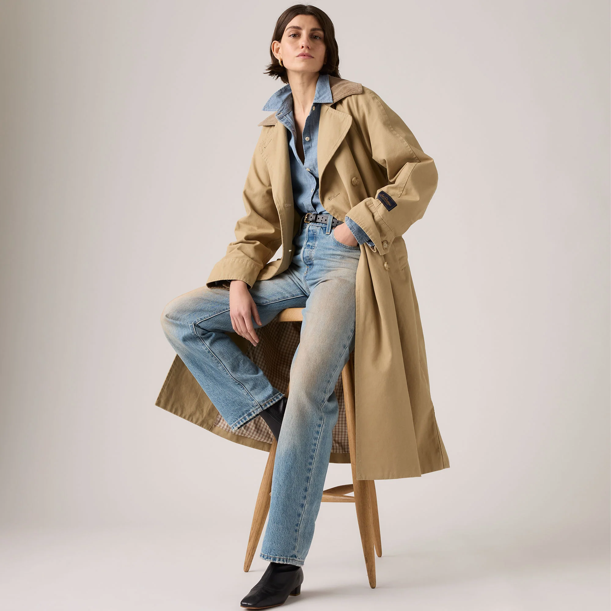 Levi's® Women's Bree Classic Long Trench Coat