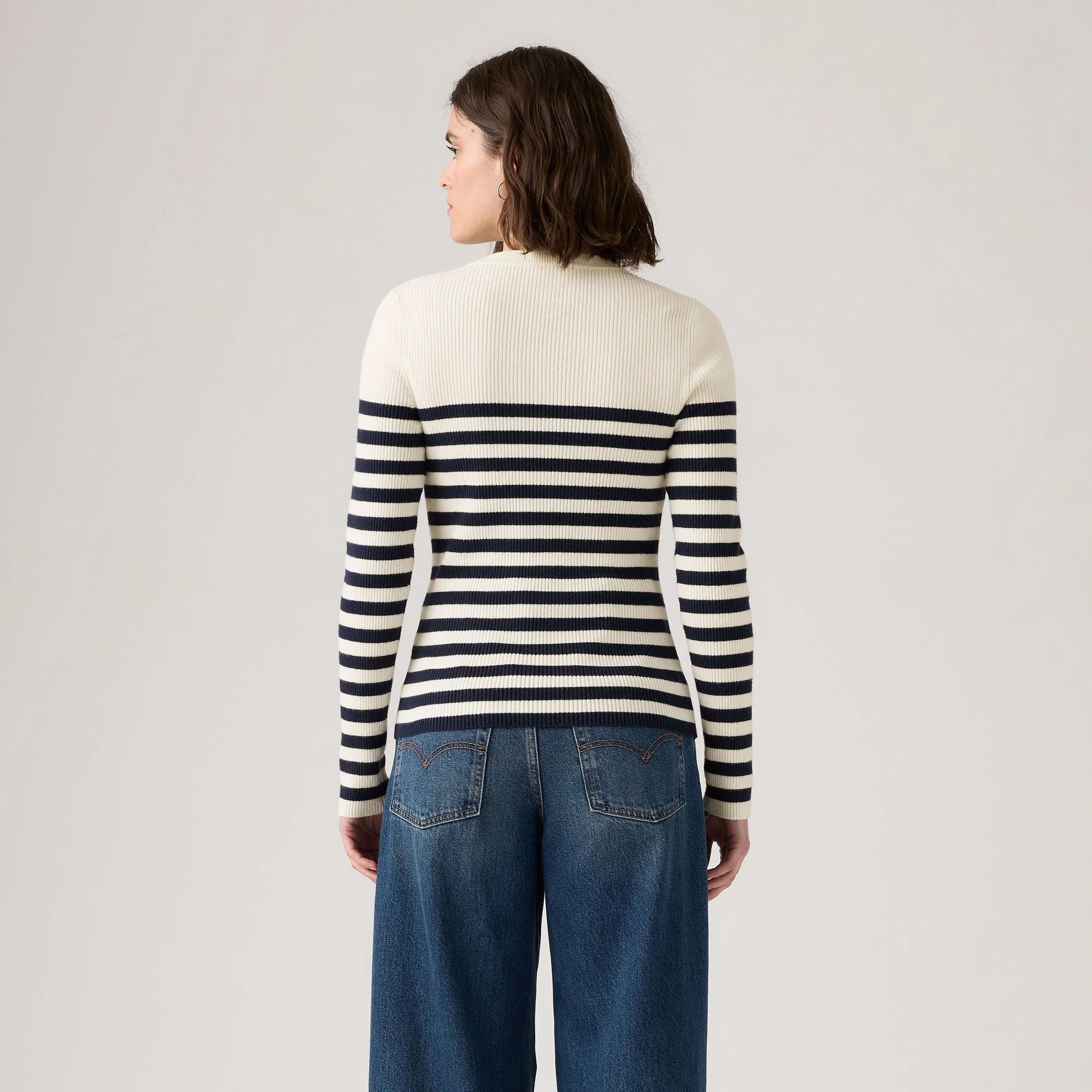 Levi's® Women's Crewneck Rib Sweater - Image 2