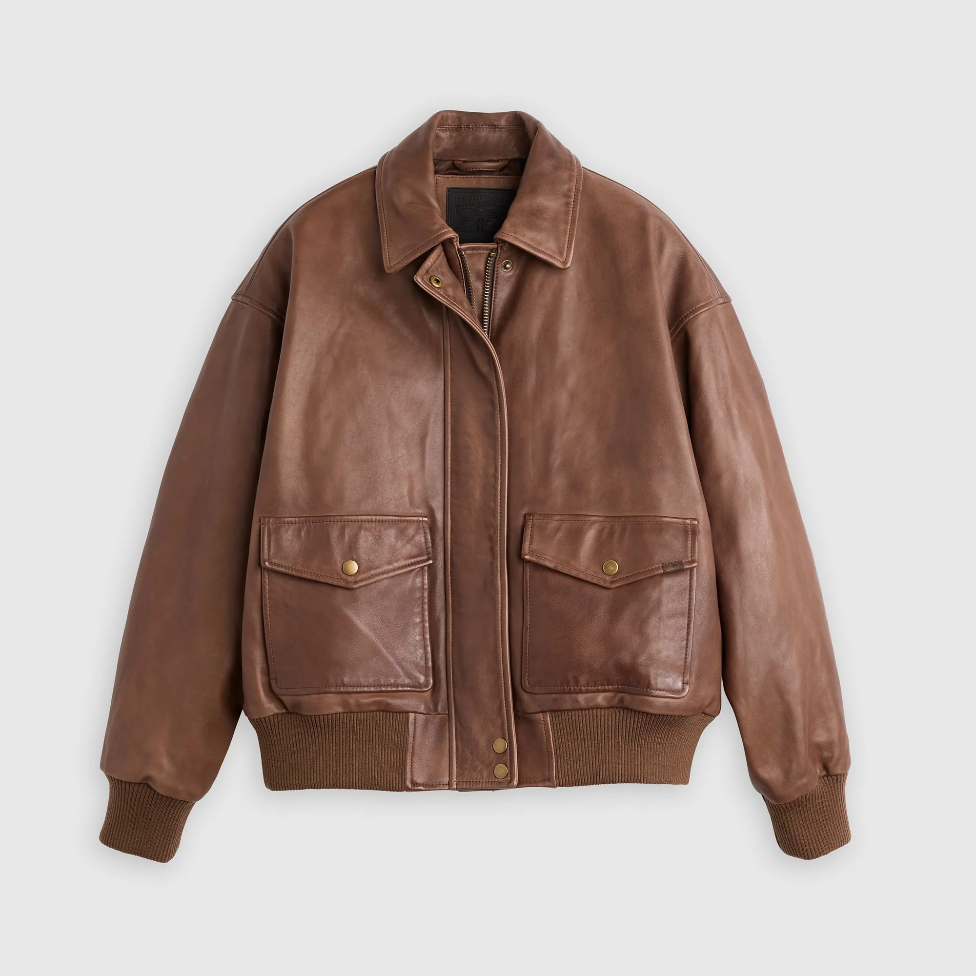 Levi's® Women's Genuine Leather Kennedy Dad Jacket - Image 5