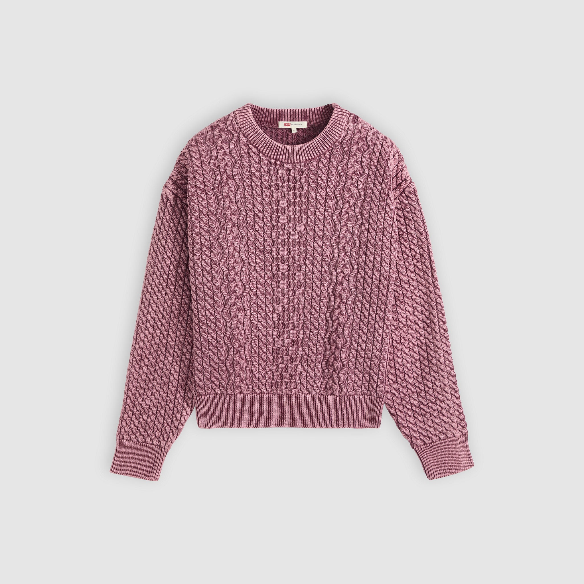 Levi's® Women's Leilah Cable Crewneck Sweater - Image 6