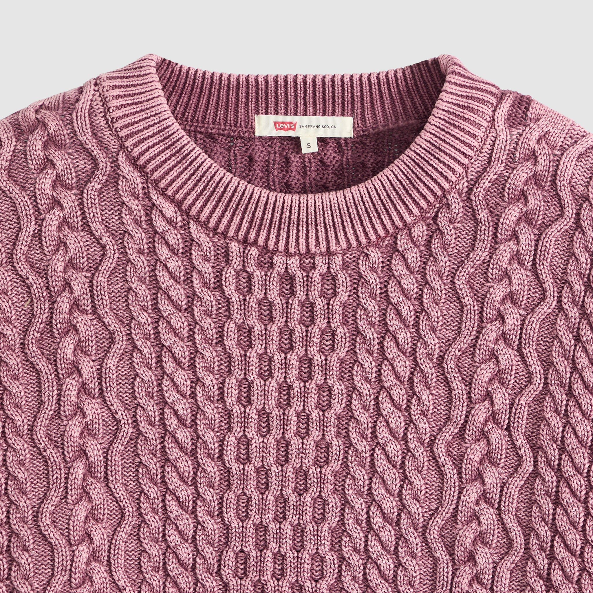Levi's® Women's Leilah Cable Crewneck Sweater - Image 7