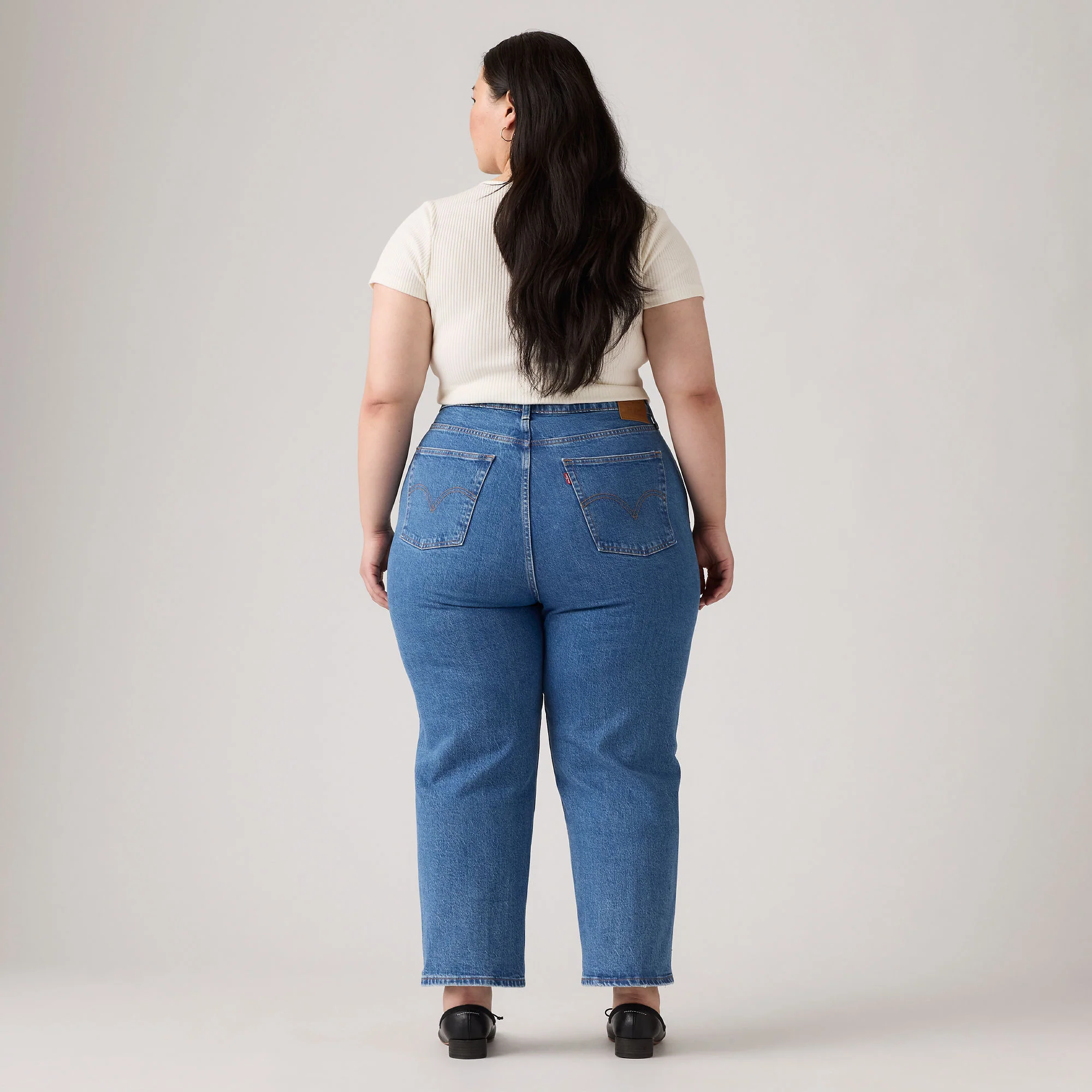 Levi’s® Women's Ribcage Straight Ankle Jeans (Plus Size) - Image 3